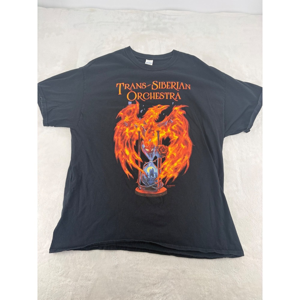 Gildan T-Shirt XL Trans-Siberian Orchestra 2018 Winter Tour Phoenix Graphic Tee